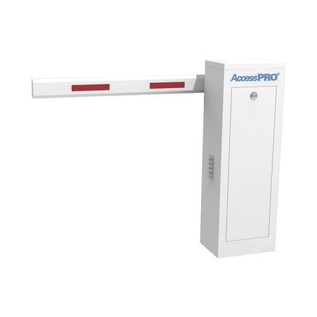 barrera o pluma vehicular accesspro 4 metros con leds