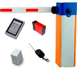 barrera pluma para estacionamiento  